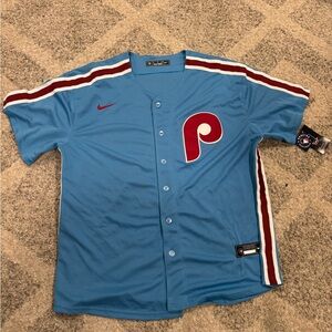 Philadelphia Phillies men’s powder blue Jersey XL